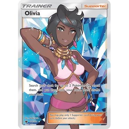 Olivia (Full Art) 111/111 - SM Crimson Invasion Holofoil