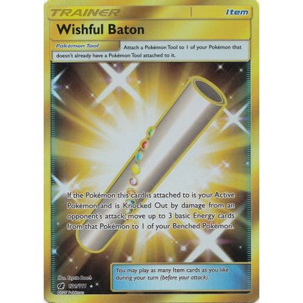 Wishful Baton (Secret) 121/111 - SM Crimson Invasion Holofoil