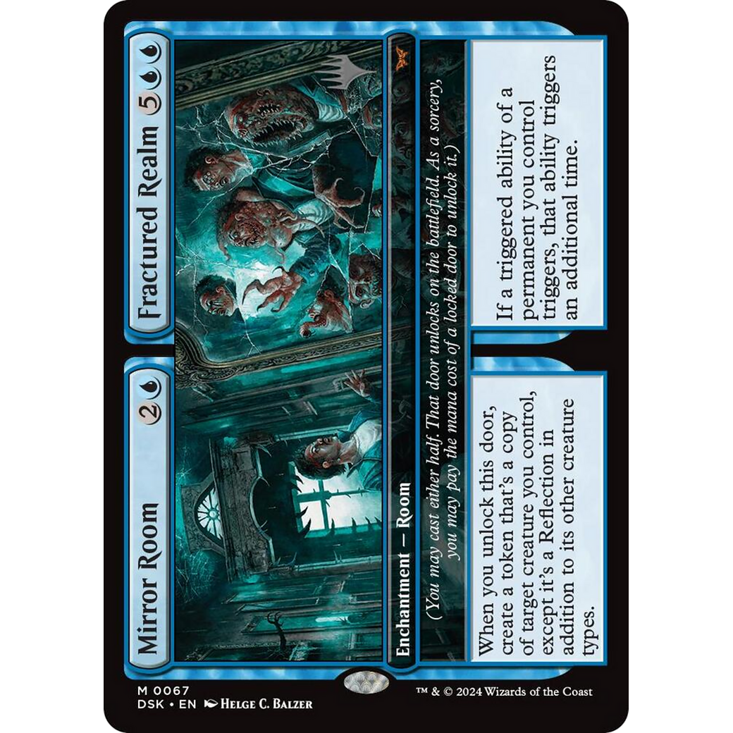 Mirror Room // Fractured Realm (PPDSK-67P) - Duskmourn: House of Horror Promos