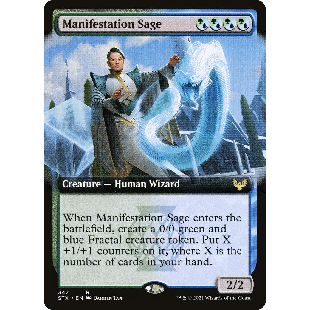 Manifestation Sage (Extended Art) (STX-347) - Strixhaven: School of Mages: (Extended Art)