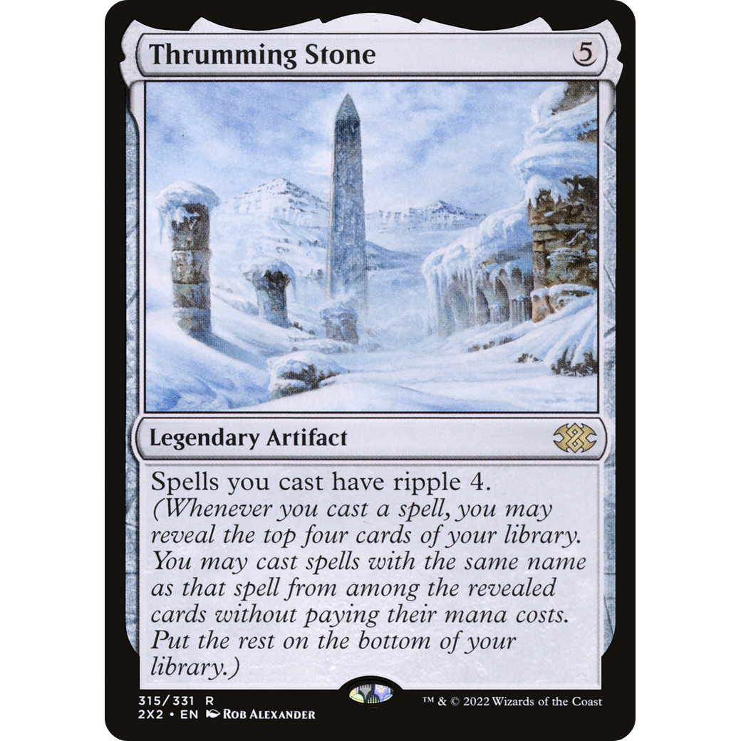 Thrumming Stone (2X2-315) - Double Masters 2022