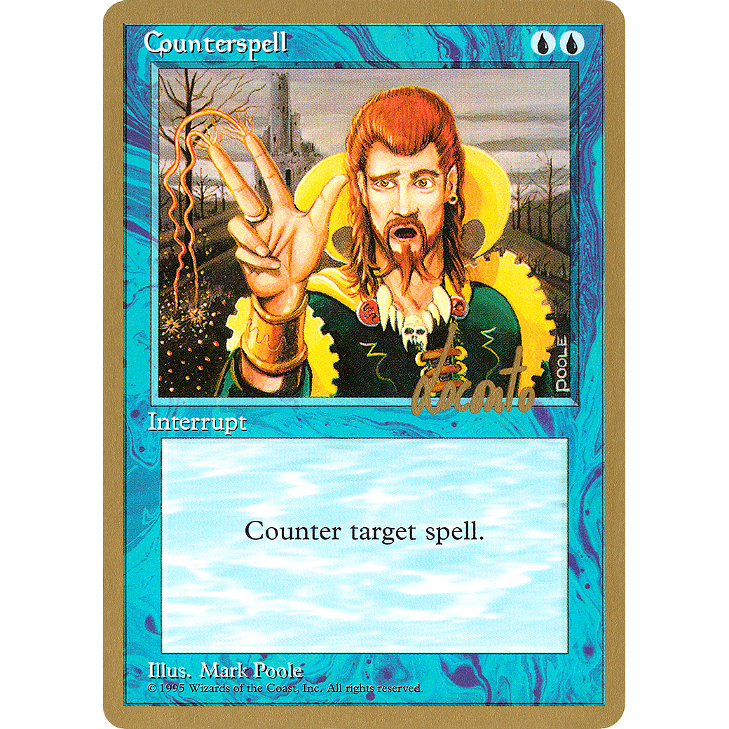 Counterspell - 1996 Michael Loconto (4ED) (WCD-) - Pro Tour Collector Set