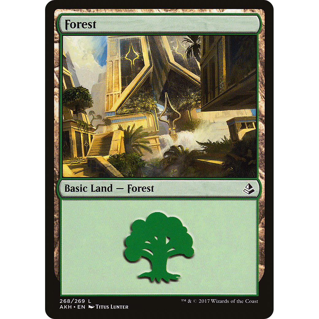 Forest (268) (AKH-268) - Amonkhet Foil