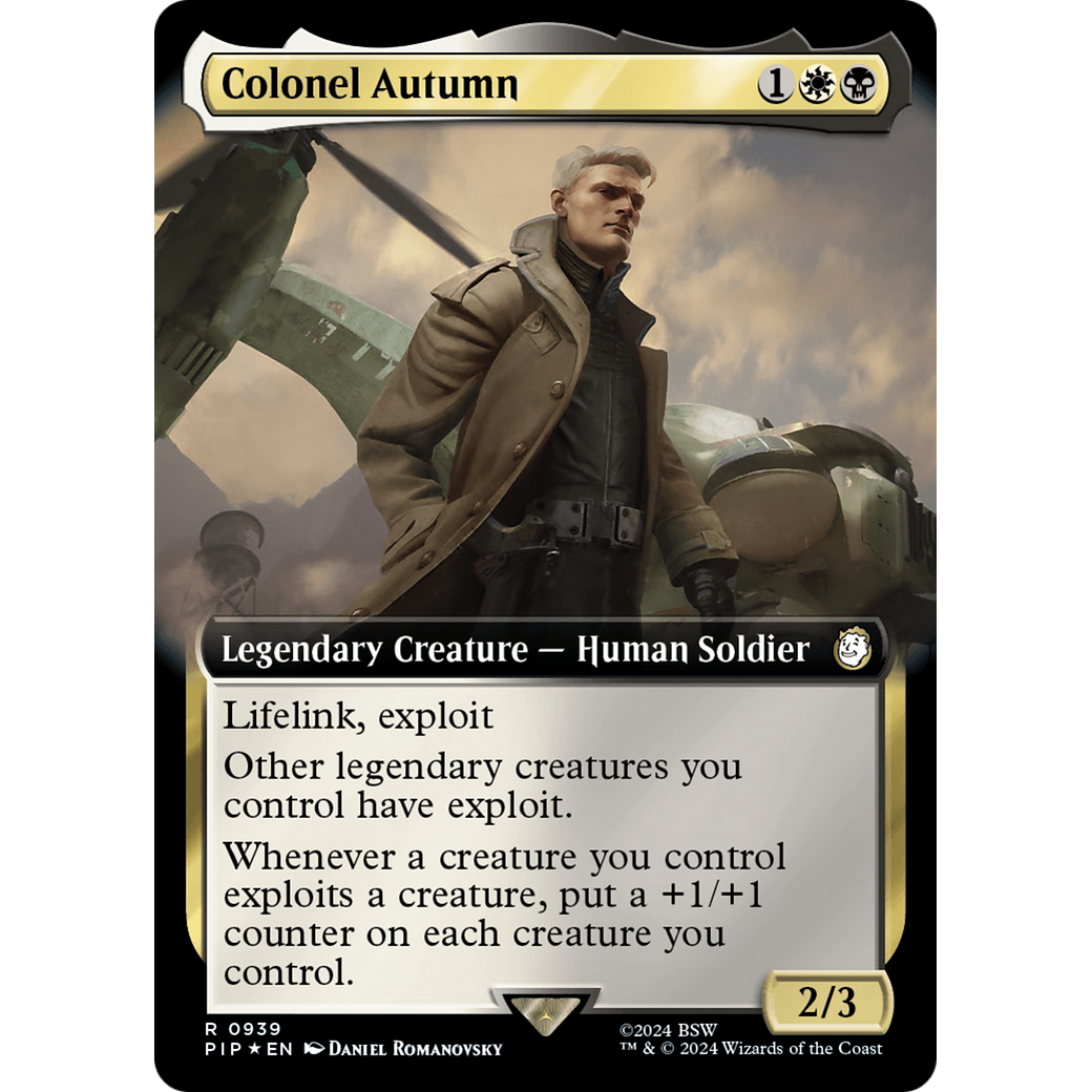 Colonel Autumn (PIP-939) - Fallout: (Extended Art) Foil