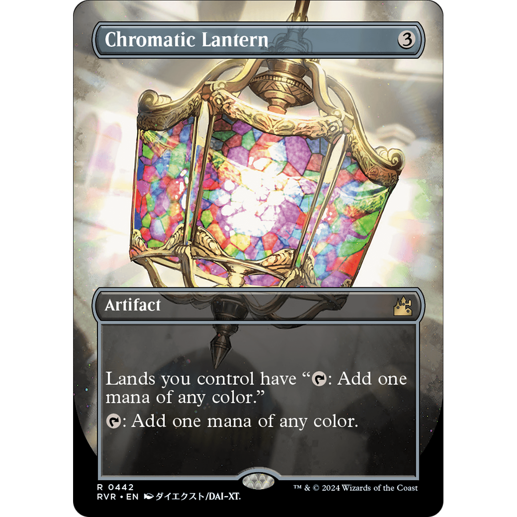 Chromatic Lantern (RVR-442) - Ravnica Remastered (Borderless) Foil