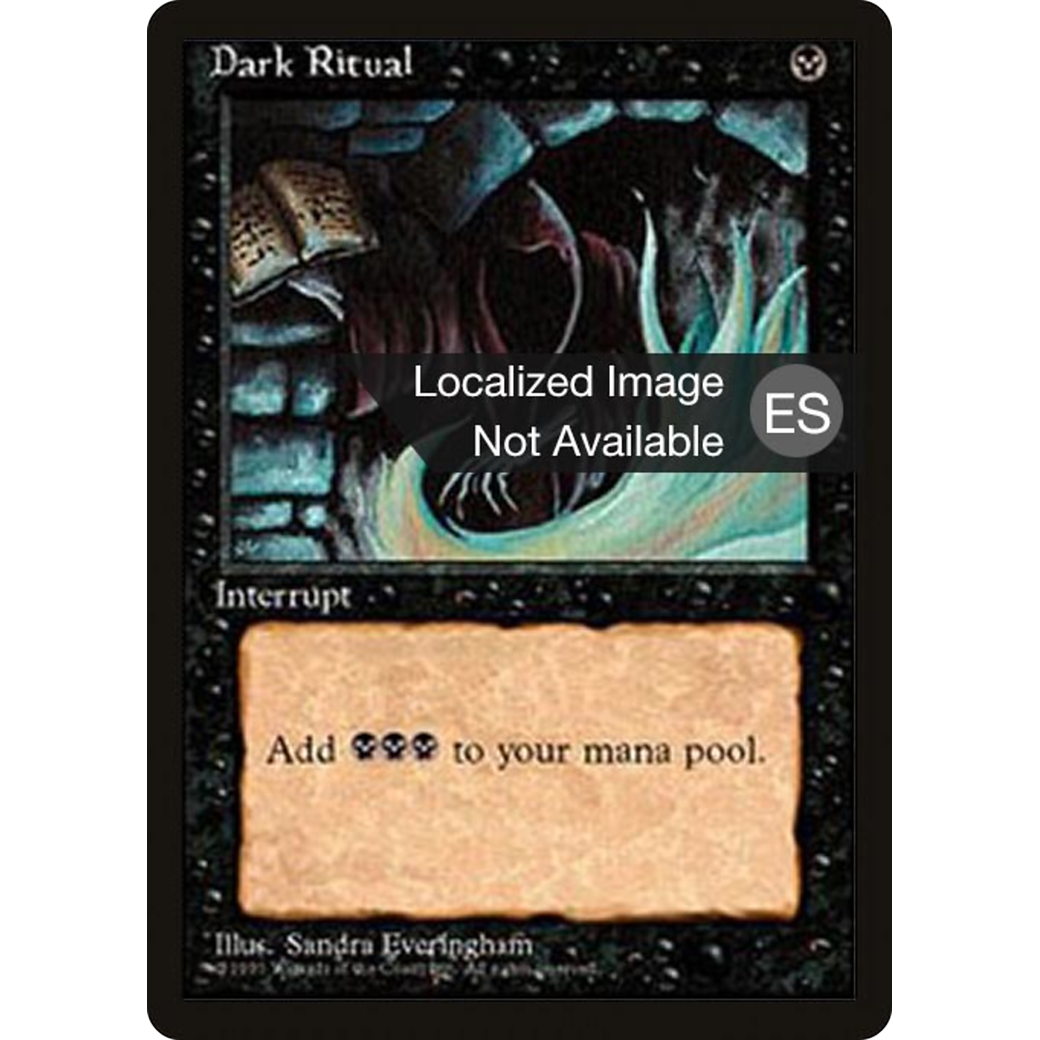 Dark Ritual (4BB-013) - Fourth Edition Foreign Black Border