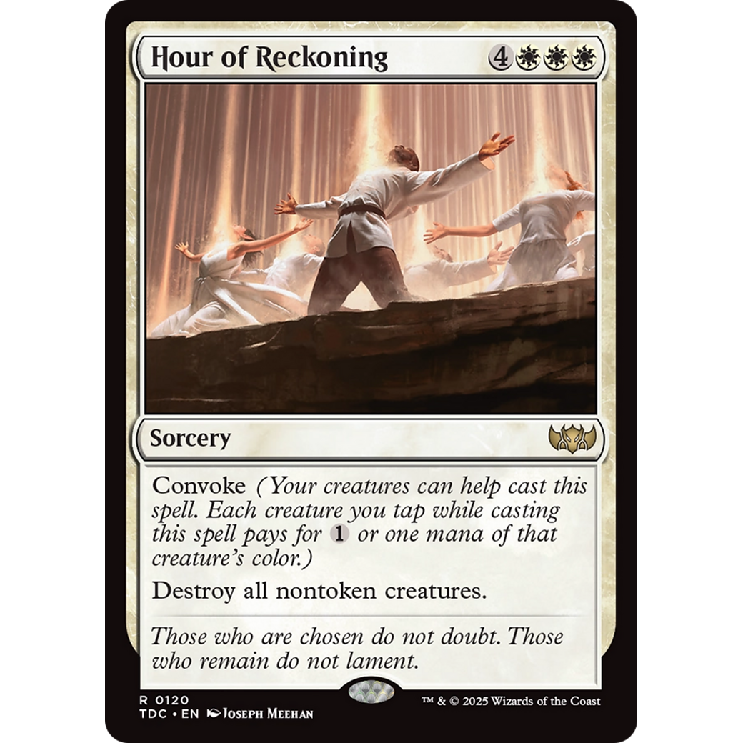Hour of Reckoning (TDC-120) - Commander: Tarkir: Dragonstorm