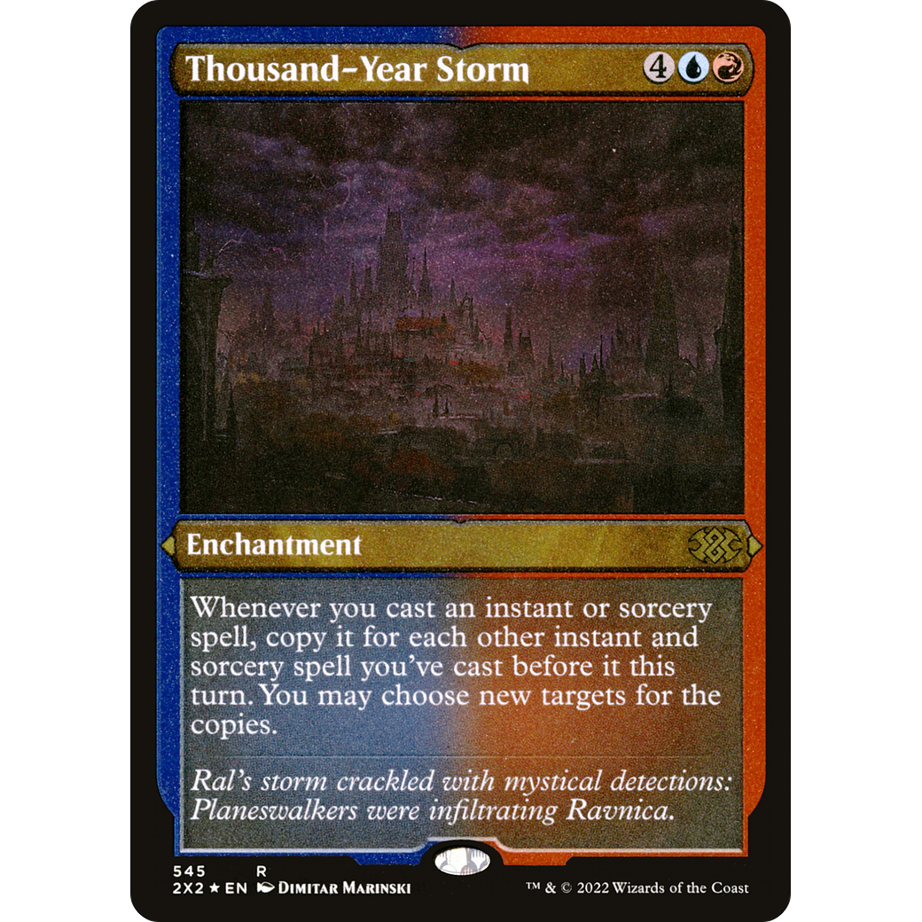 Thousand-Year Storm (Foil Etched) (2X2-545) - Double Masters 2022 Foil