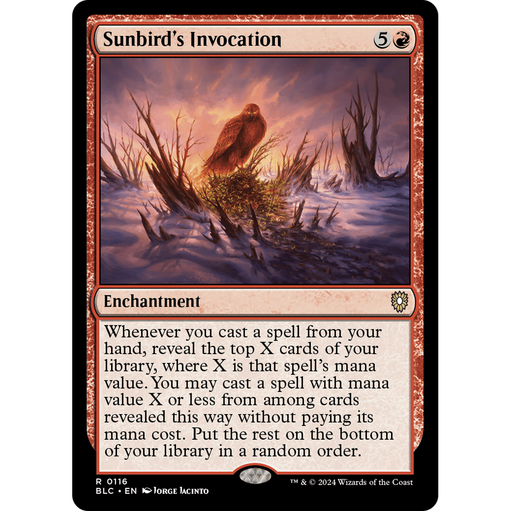 Sunbird's Invocation (BLC-116) - Bloomburrow Commander