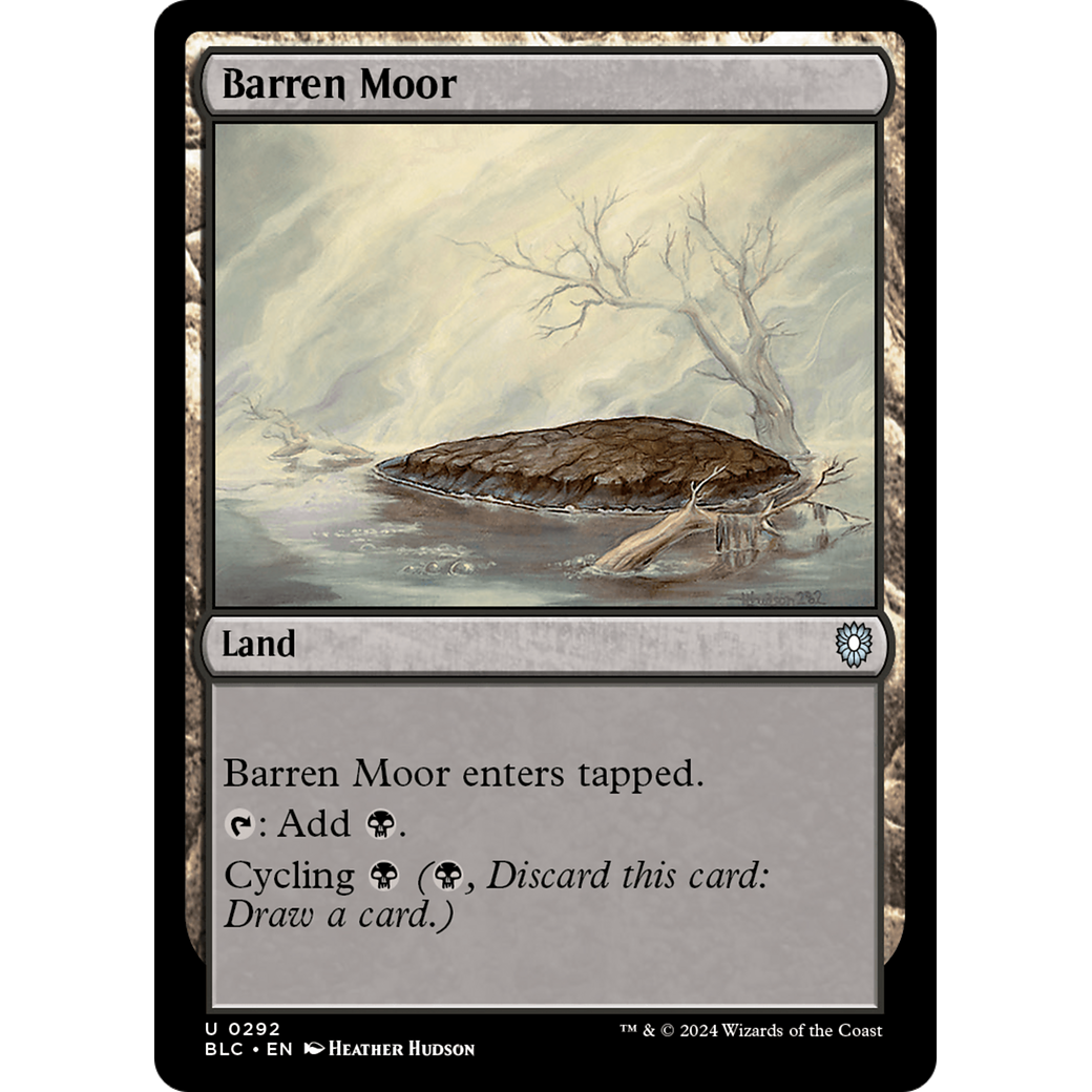 Barren Moor (BLC-292) - Bloomburrow Commander