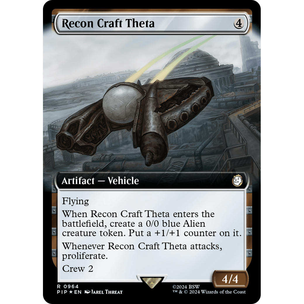 Recon Craft Theta (PIP-964) - Fallout: (Extended Art) Foil