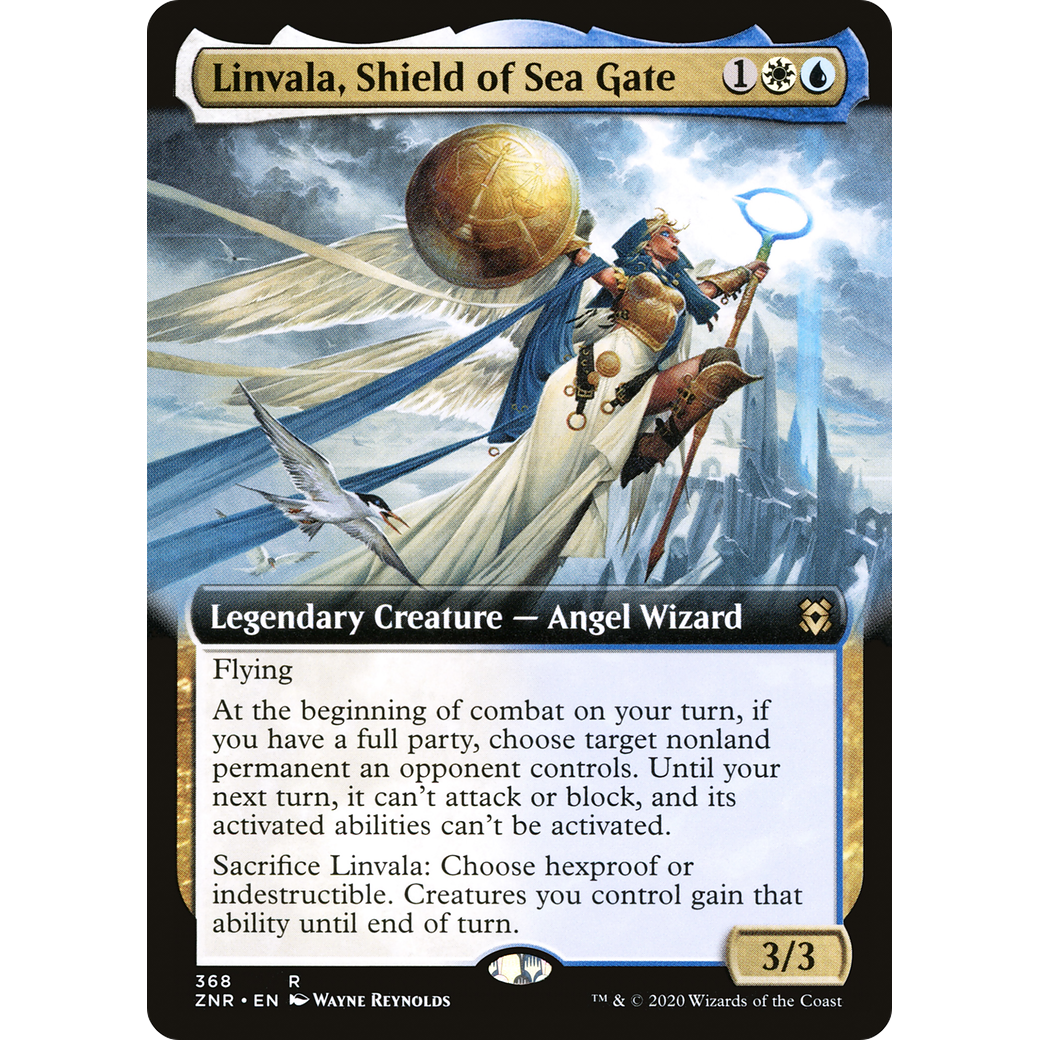 Linvala, Shield of Sea Gate (Extended Art) (ZNR-368) - Zendikar Rising: (Extended Art)