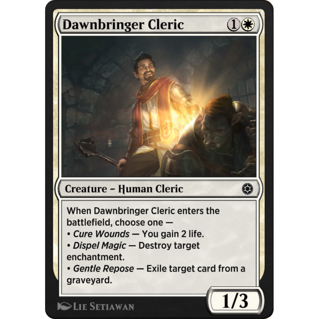 Dawnbringer Cleric (HBG-087) - Alchemy Horizons: Baldur's Gate