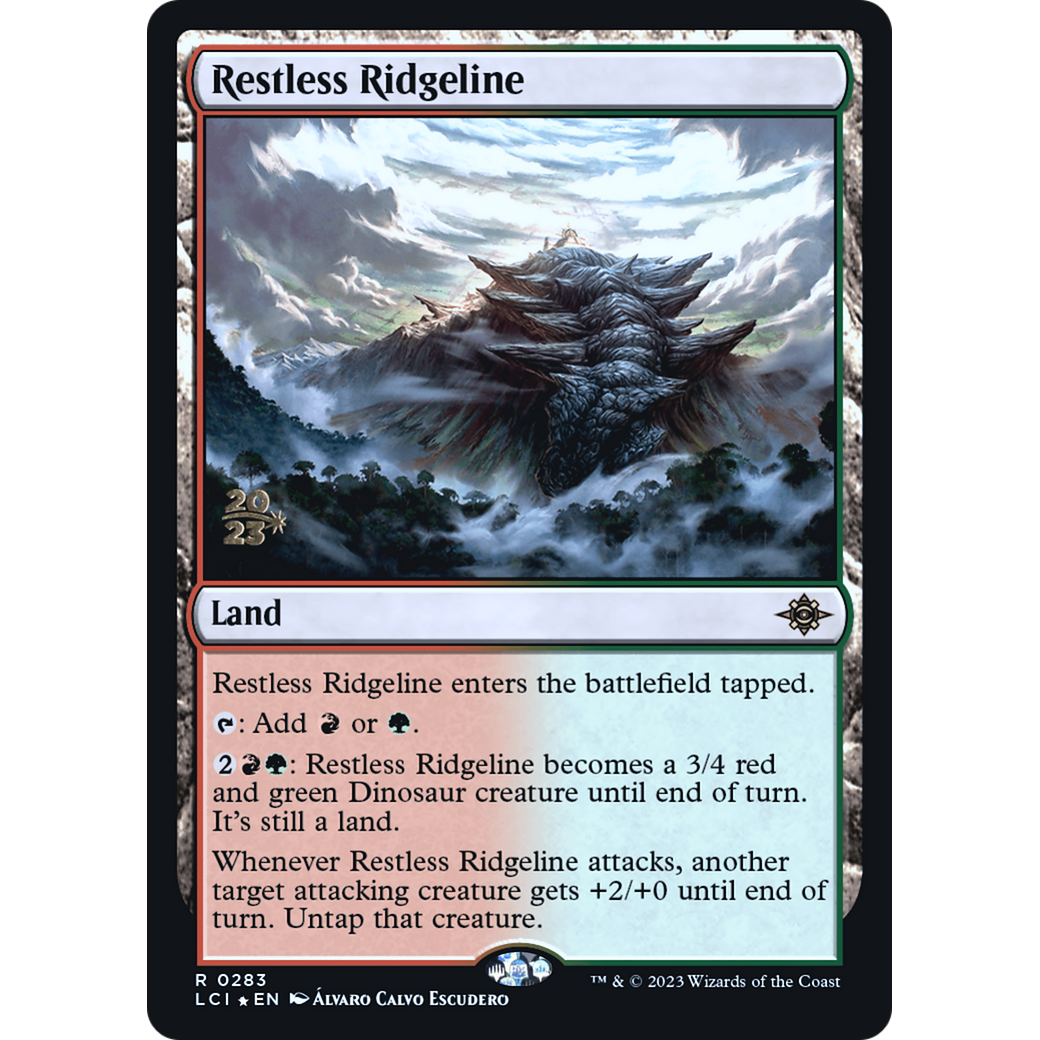 Restless Ridgeline (PRE-283S) - The Lost Caverns of Ixalan Promos Foil