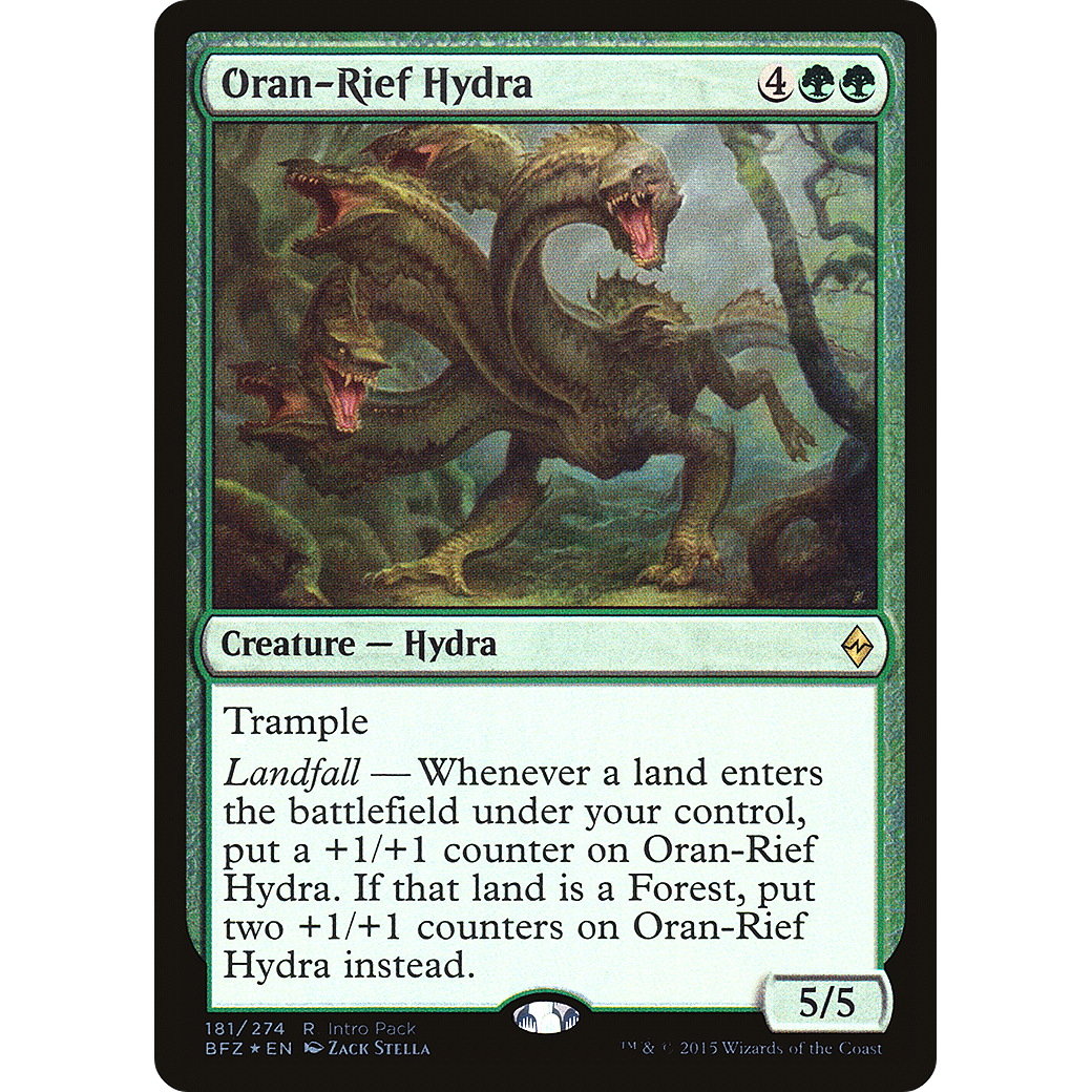 Oran-Rief Hydra (UMP-181) - Battle for Zendikar Promos Foil