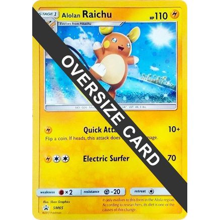 Alolan Raichu - SM65 SM65 - Jumbo Cards Holofoil