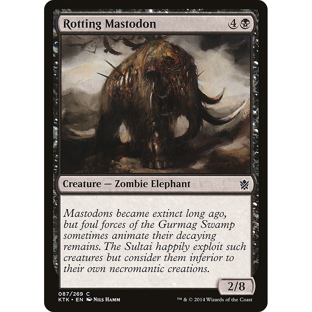 Rotting Mastodon (KTK-087) - Khans of Tarkir