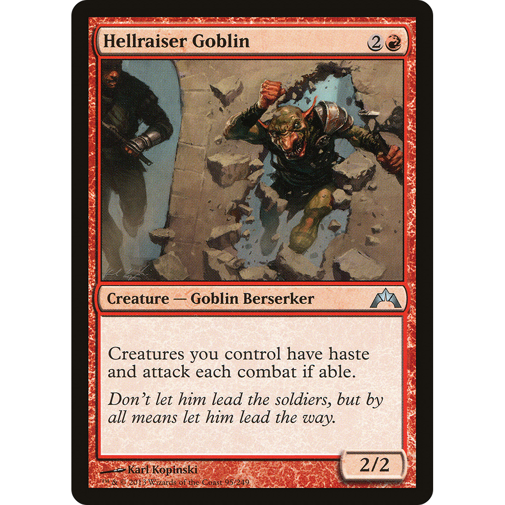 Hellraiser Goblin (GTC-095) - Gatecrash Foil