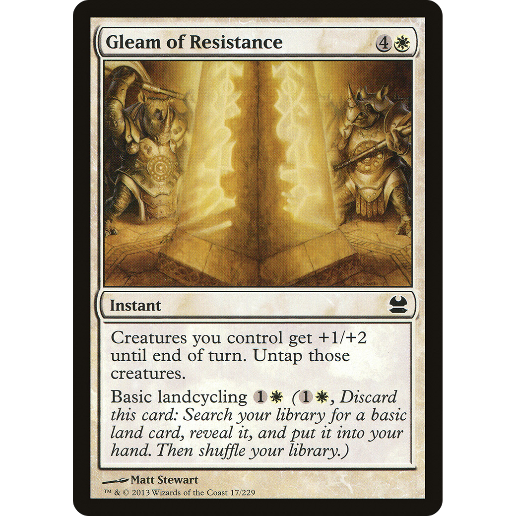 Gleam of Resistance (MMA-017) - Modern Masters Foil