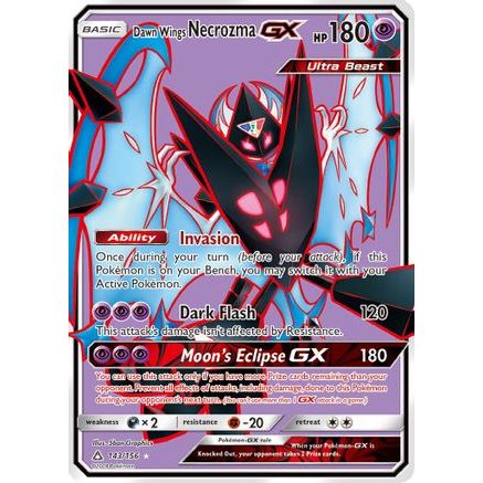 Dawn Wings Necrozma GX (Full Art) 143/156 - SM Ultra Prism Holofoil