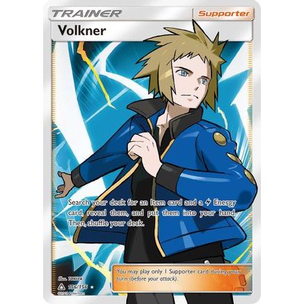 Volkner (Full Art) 156/156 - SM Ultra Prism Holofoil