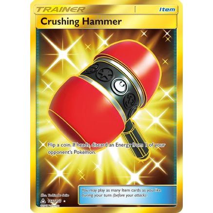 Crushing Hammer (Secret Rare) 166/156 - SM Ultra Prism Holofoil