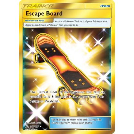 Escape Board (Secret Rare) 167/156 - SM Ultra Prism Holofoil