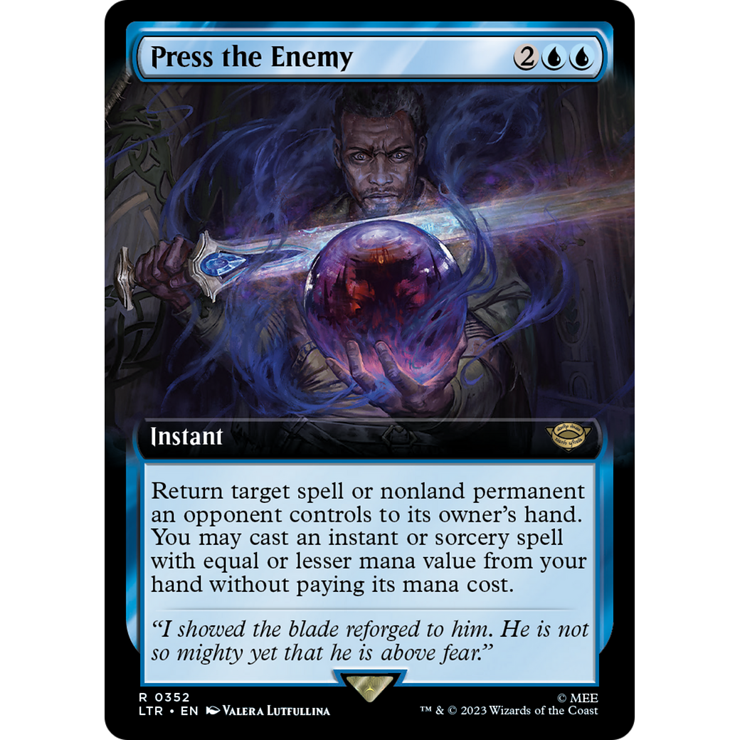 Press the Enemy (LTR-352) - The Lord of the Rings: Tales of Middle-earth: (Extended Art)