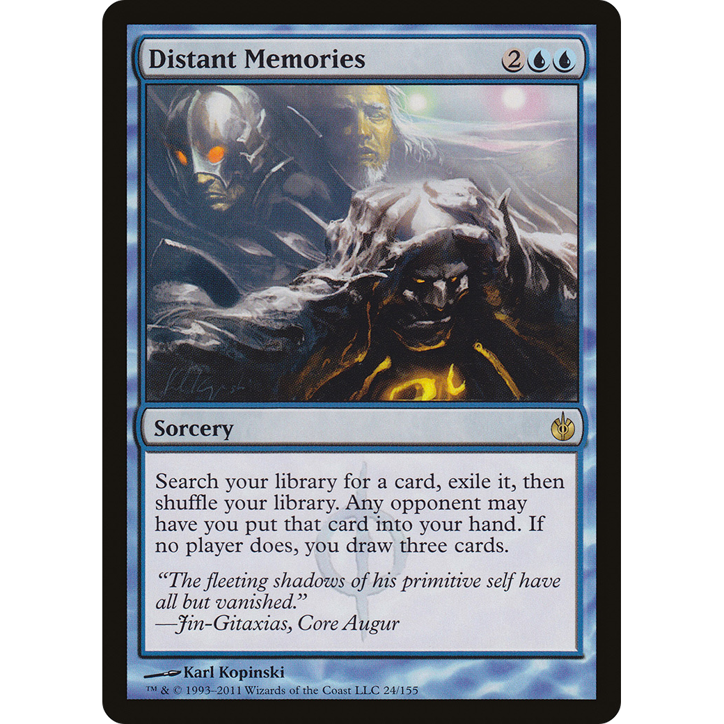 Distant Memories (MBS-024) - Mirrodin Besieged Foil