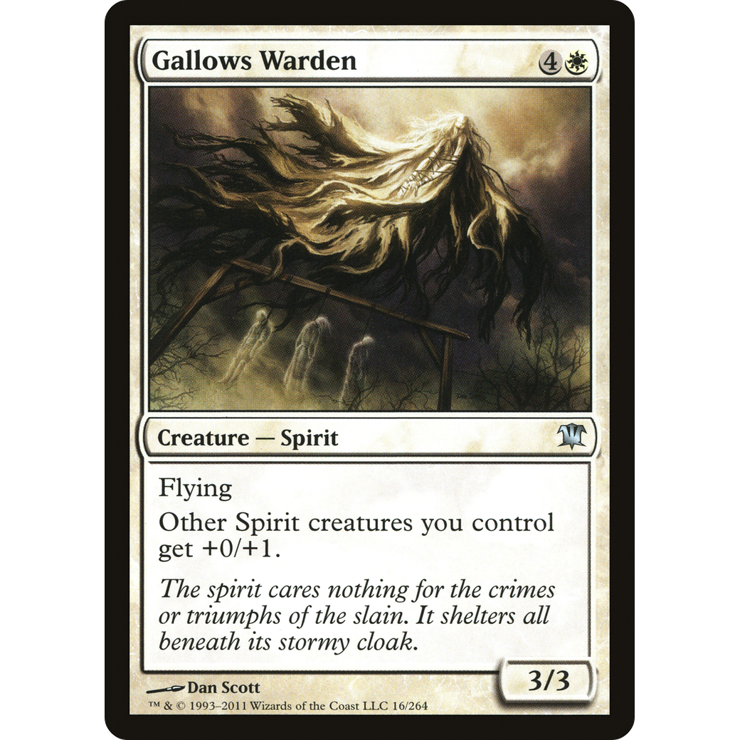 Gallows Warden (ISD-016) - Innistrad Foil