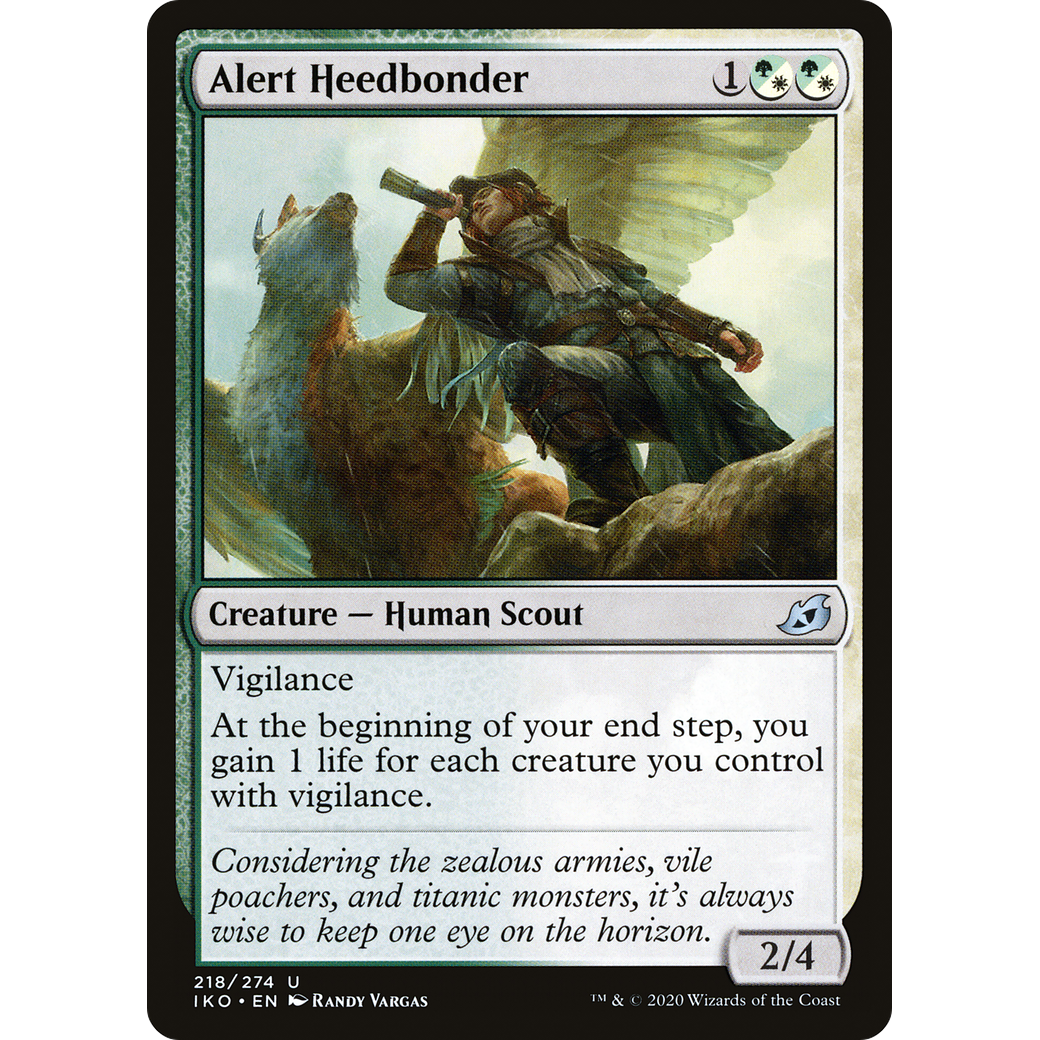 Alert Heedbonder (IKO-218) - Ikoria: Lair of Behemoths Foil