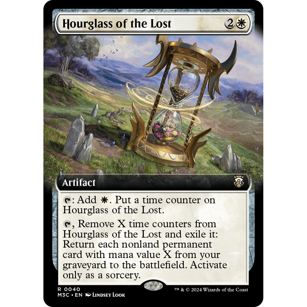 Hourglass of the Lost (M3C-040) - Modern Horizons 3 Commander: (Extended Art) Foil