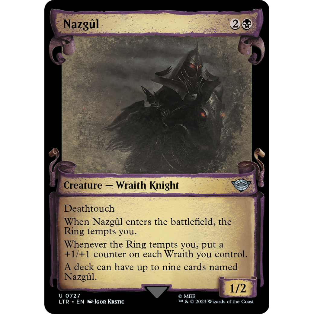 Nazgûl (LTR-727) - The Lord of the Rings: Tales of Middle-earth: (Showcase) Foil