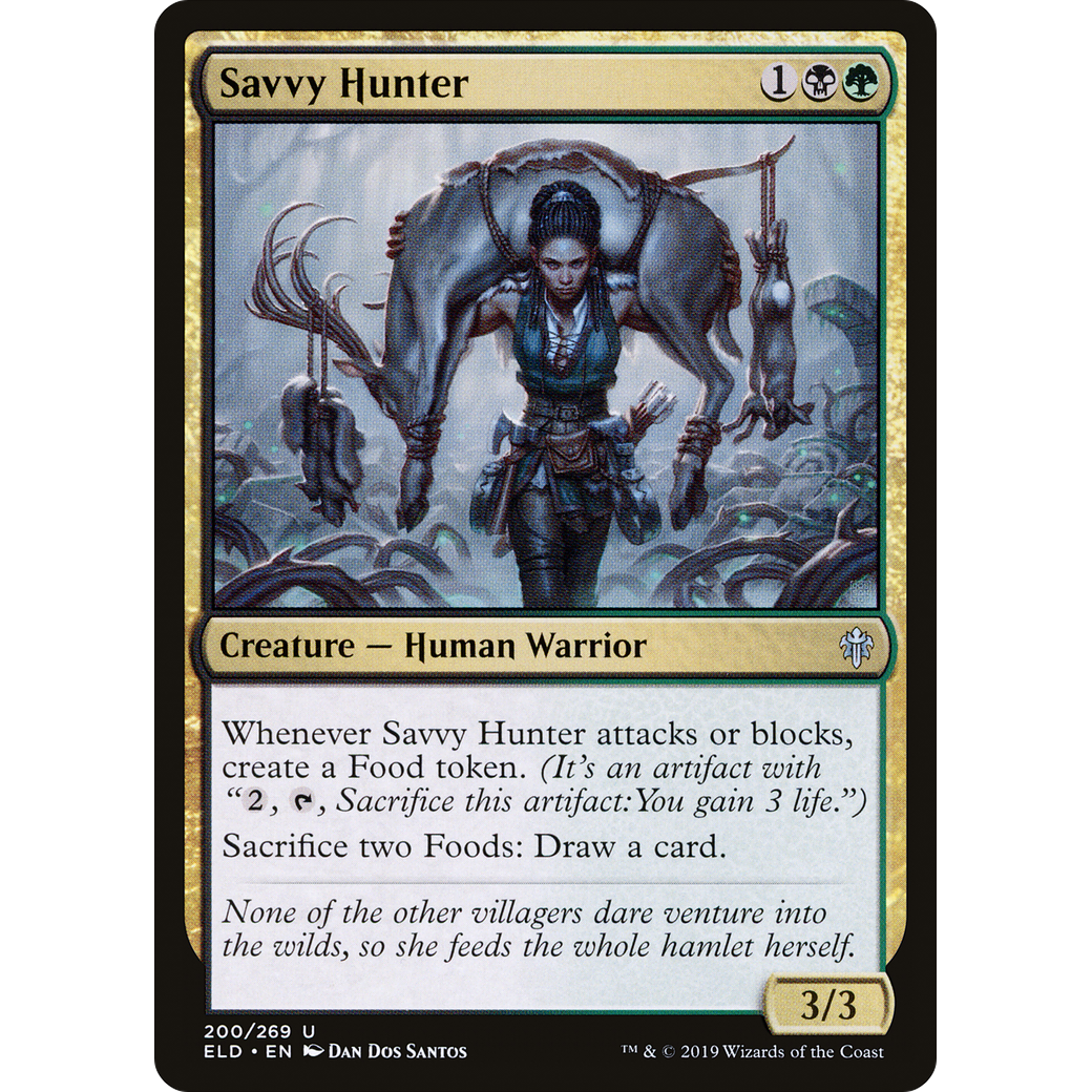 Savvy Hunter (ELD-200) - Throne of Eldraine