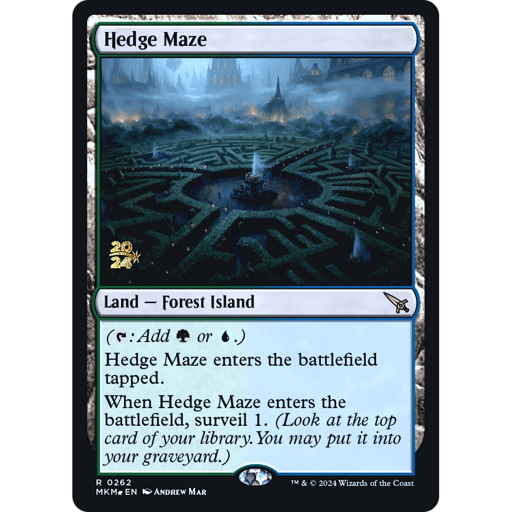 Hedge Maze (PRE-262S) - Murders at Karlov Manor Promos Foil