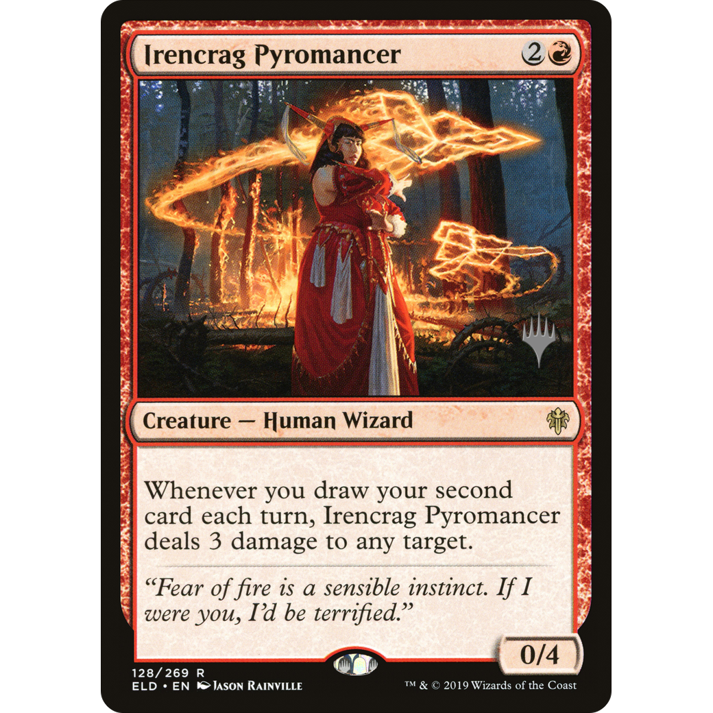 Irencrag Pyromancer (PPELD-128) - Throne of Eldraine Promos