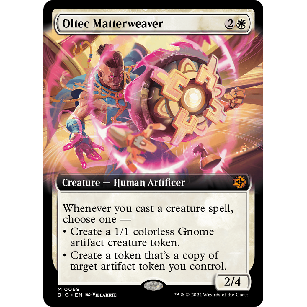 Oltec Matterweaver (Extended Art) (BIG-068) - The Big Score: (Extended Art) Foil