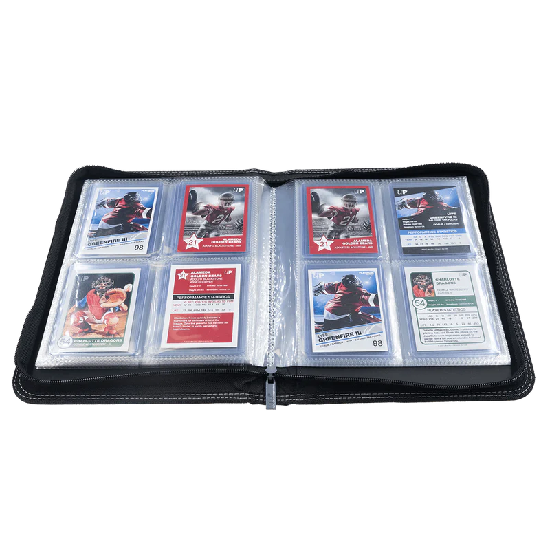 4-Pocket Toploader Zippered Premium PRO-Binder