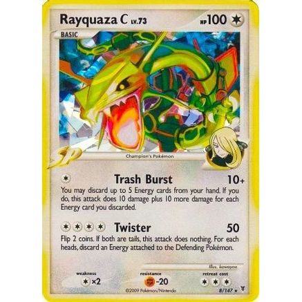 Rayquaza C - 8/147 (Cracked Ice) 8 - Miscellaneous Cards & Products Holofoil