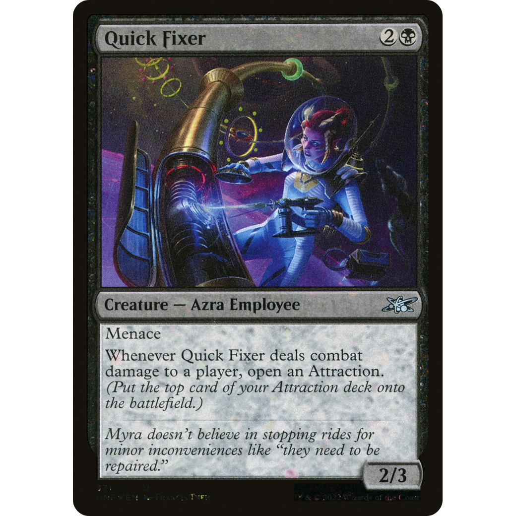 Quick Fixer (Galaxy Foil) (UNF-371) - Unfinity Foil