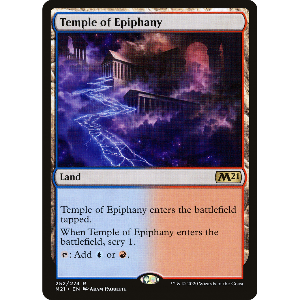 Temple of Epiphany (M21-252) - Core Set 2021 Foil