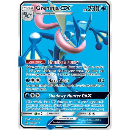 Greninja GX (Full Art) 120/131 - SM Forbidden Light Holofoil