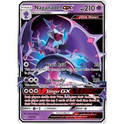 Naganadel GX 56/131 - SM Forbidden Light Holofoil