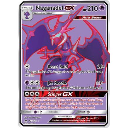 Naganadel GX (Full Art) 121/131 - SM Forbidden Light Holofoil