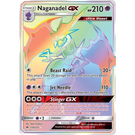 Naganadel GX (Secret) 134/131 - SM Forbidden Light Holofoil