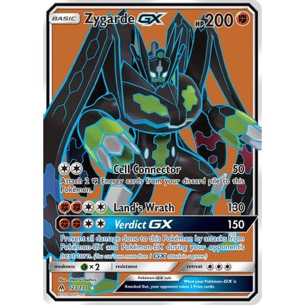 Zygarde GX (Full Art) 123/131 - SM Forbidden Light Holofoil