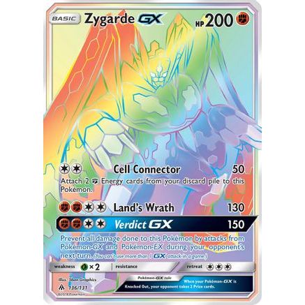 Zygarde GX (Secret) 136/131 - SM Forbidden Light Holofoil