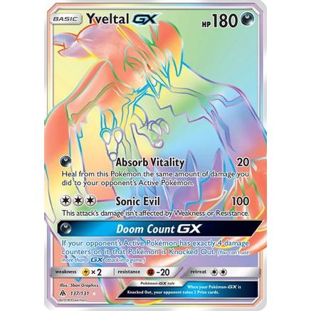Yveltal GX (Secret) 137/131 - SM Forbidden Light Holofoil