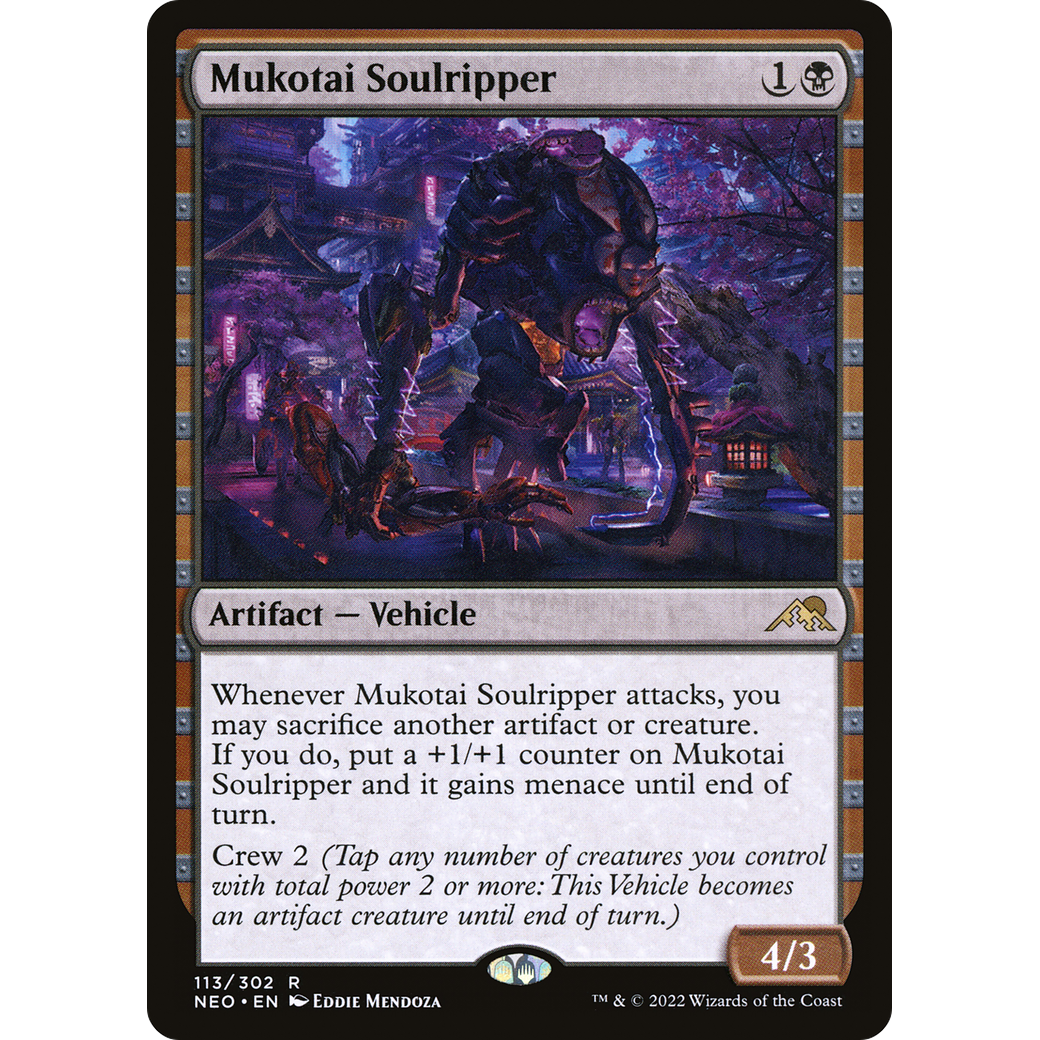 Mukotai Soulripper (NEO-113) - Kamigawa: Neon Dynasty