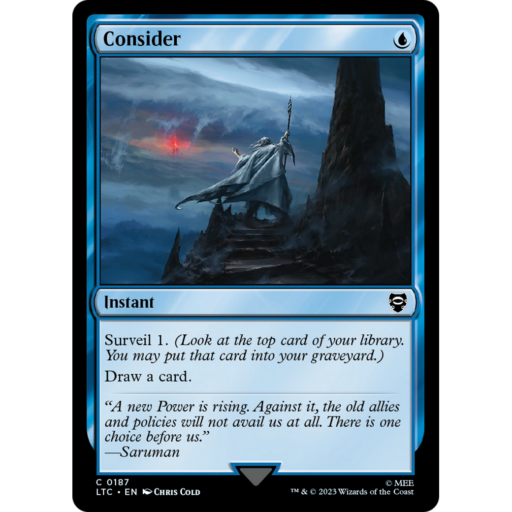 Consider (LTC-187) - Tales of Middle-earth Commander